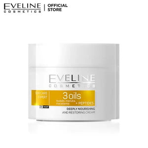 Eveline 3Oils Deeply Nourishing And Restoring Cream - 50ml